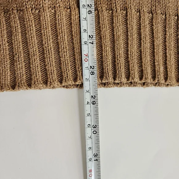 Polo by Ralph Lauren Men's Tan Beige Sweater Size XL Tall 100% Cotton - Picture 7 of 14